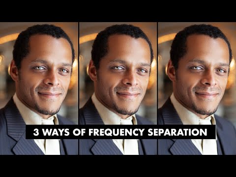 3 ways of frequency separation - Frequency separation tutorial photoshop