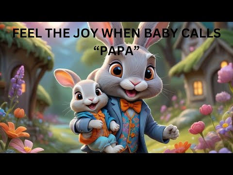 3D-🎶 Baby Says 'Papa'! Adorable First Words Song for Toddlers & Kids to Sing Along 🌟kids songs