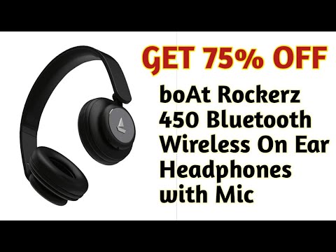 boAt Rockerz 450 Bluetooth Wireless On Ear Headphones with Mic,15 Hours Playback| Get 75%off #shorts