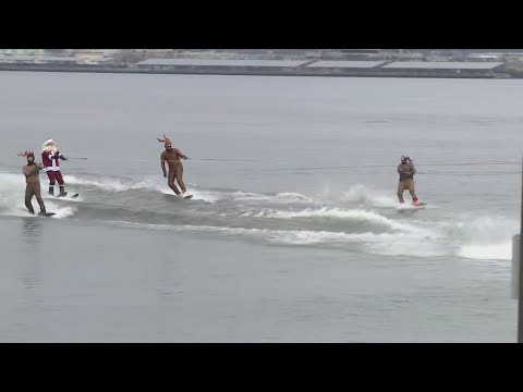 Alexandria hosts annual water skiing Santa event