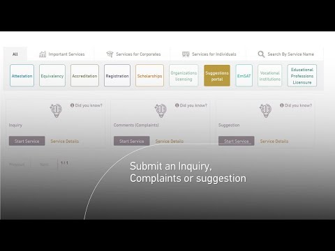 How to submit an Inquiry, Complaints or Suggestion