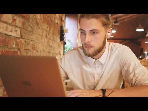 Young Man on Laptop | Copyright Free Video Footage