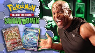 Pokemon TCG: Terry Crews Masters Hydrapple's Syrup Storm! | Stellar Crown Showdown