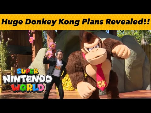 Shigeru Miyamoto Reveals HUGE PLANS For Donkey Kong In Super Nintendo World