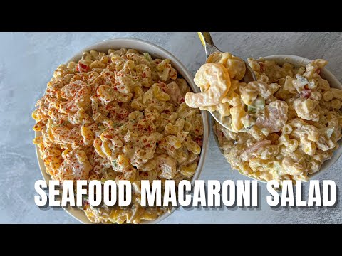 Your New Favorite Soul Food Seafood Macaroni Pasta Salad Recipe