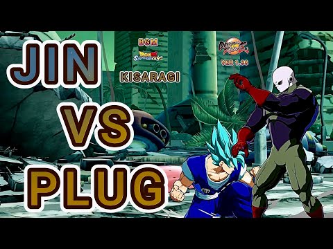 JIN KISARAGI VS PLUG [Fragon Ball FighterZ]