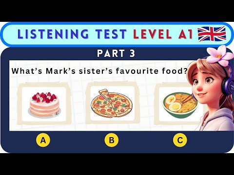 Easy English Listening Test | A1 Level for Beginners - Part 3