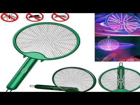 3000V Electric Mosquito Racket Mosquito Killer Lamp USB Rechargeable Foldable Mosquito Rep