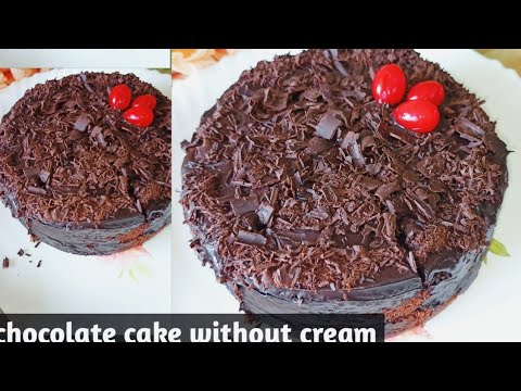 eggless chocolate cake easy recipe..cake without cream #choclatecake #deepikakirecipes #cake #recipe