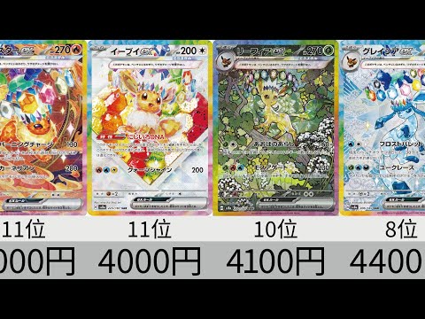 【ポケカ】トドロクツキ高騰！発売から3日！最新相場ランキング テラスタルフェスSR以上全種＆マスボミラー【Pokémon cards】MarketPrice of PrismaticEvolution