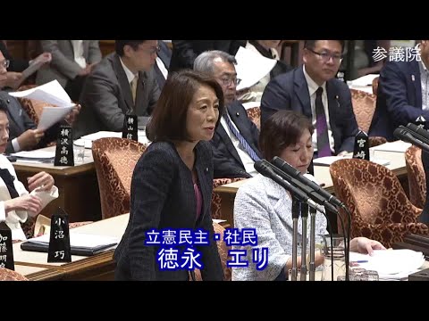 徳永エリ　2023年10月31日　 参議院・予算委員会