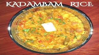 Kadambam rice recipe | Bisibellebath | Sambar rice |Sambar sadam | Navarathri Day-8 Prasadam