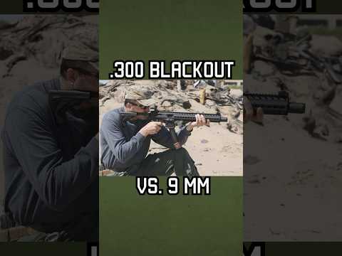 .300 blackout vs. 9 mm. #shorts #reels #specialforces #military #youtubeshorts