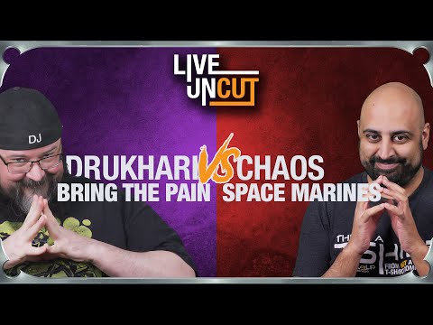 40k Live! - Drukhari vs Chaos Space Marines