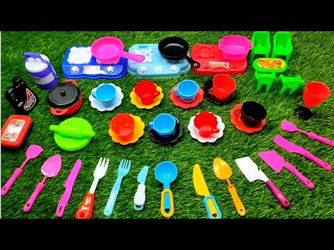 Diy Unboxing Amazing Mini Kitchen Set I Miniature Latest Plastic Kitchen set  @ Dolliyon #VPAFamily