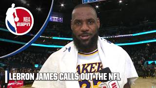 LeBron James CALLS OUT the NFL 🗣️ 'CHRISTMAS IS OUR DAY!' 🎄 | NBA on ESPN