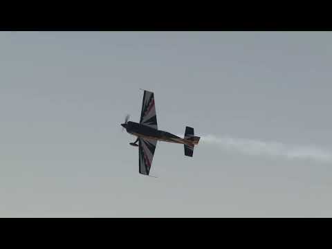 Dazzling aerial maneuvers by Australian pilot Aarron Deliu at MCAS Miramar Airshow 2024