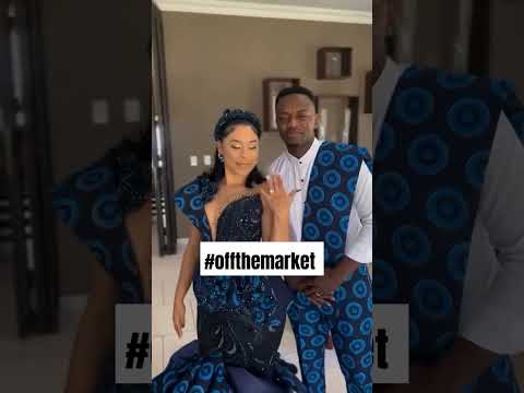 This SA bride is officially #offthemarket #myfiance #fianceanthem #bride #wedding #africanwedding