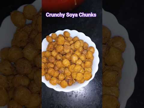 Crunchy Soya chunk/  crunchy snack/ #soyachunks #soyabean #soyachunksrecipe #soya