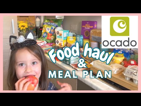 OCADO FOOD HAUL & MEAL PLAN | GROCERY HAUL UK