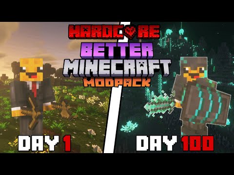 I Survived 100 Days in Hardcore Ultra Modded Minecraft... Here's What Happened