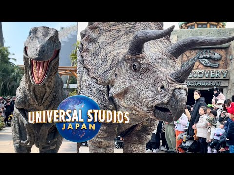 【USJ】恐竜と触れ合えるジュラシックパークのダイナソー・ミート&グリート ユニバーサルスタジオジャパン