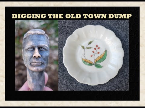 Town Dump Archaeology - Digging In The Winter Cold - Marbles - Antiques - Bottle Digging - Toys -