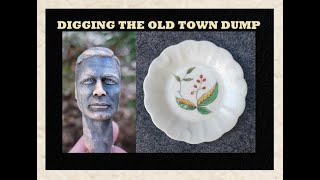 Town Dump Archaeology - Digging In The Winter Cold - Marbles - Antiques - Bottle Digging - Toys -