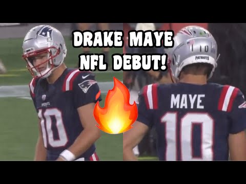 Drake Maye NFL Preseason DEBUT 🔥 Patriots Vs Panthers NFL Preseason highlights