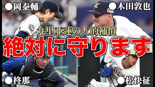 【カープに提言】球界OBらが九里亜蓮の人的補償を続々予想!! 有識者なのにプロテクトリストがツッコミどころ満載過ぎた【オリックスバファローズ】