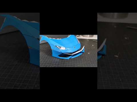 lambo huracan #papermodel #diy