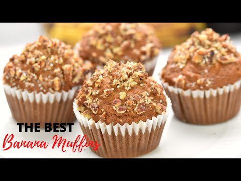 The Best Banana Nut Muffins Recipe Ever