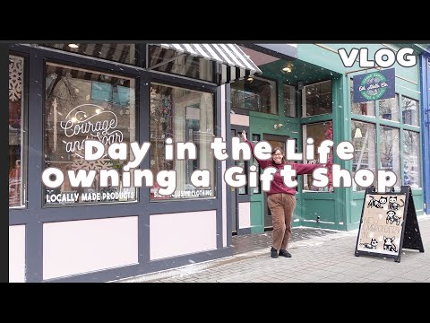 Day in the Life of a Gift Shop Owner During the Holidays | Daily Vlog