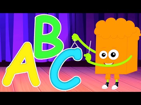 ABC Feat Song, Learn Alphabets with Mr Shapes and Kids Rhymes