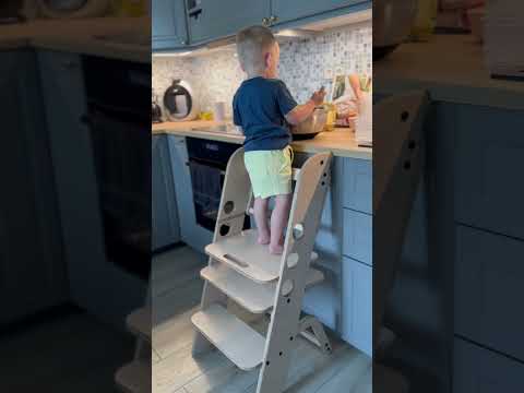 Transformable Wooden Montessori Helper, Kitchen Tower, Baby High Chair by Luula