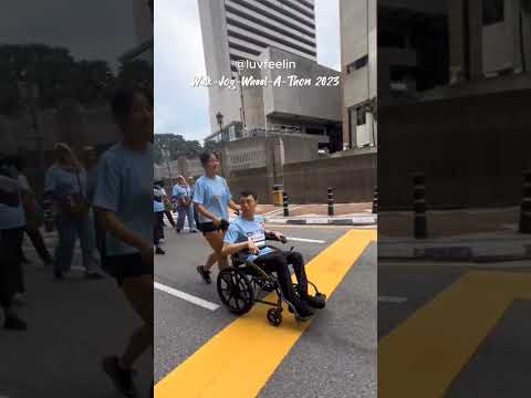 Walk-Jog-Wheel-A-Thon 2023 慈善竞走初体验 与弱势群体趣味同行2KM