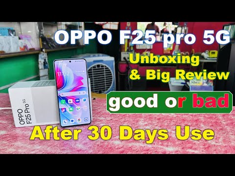 oppo f25 pro 5g unboxing & full review after 30 days use #oppof25pro5gunboxing  #Logicmobile