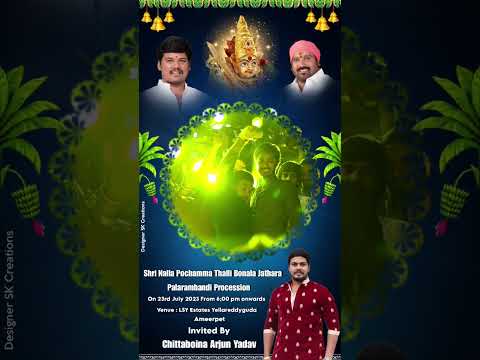 July 23 🙏 All are welcome 💐 #ameerpetbonalu