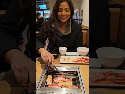 Japanese Fast and efficient self-service Yakiniku @ Asakusa