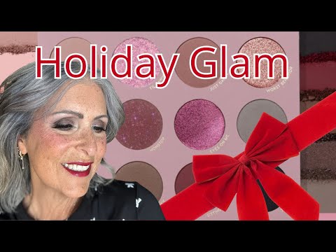 ✨GRWM: Holiday Glam with After Hours Palette & Maybelline Teddy Tint Lip! 🎄💄