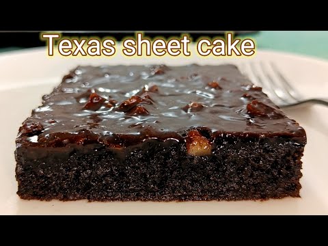 world most easiest chocolate cake recipe | Texas sheet cake recipe |