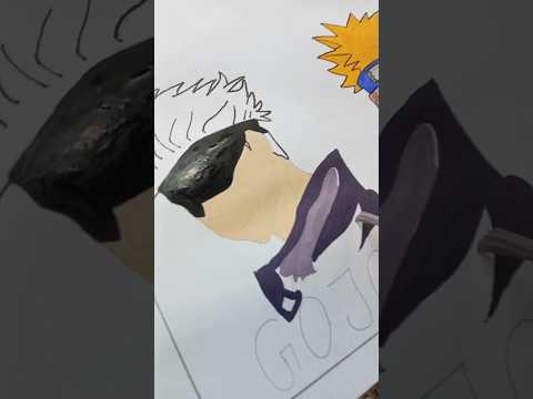 gojo drawing #drawing  #anime #short  #trending