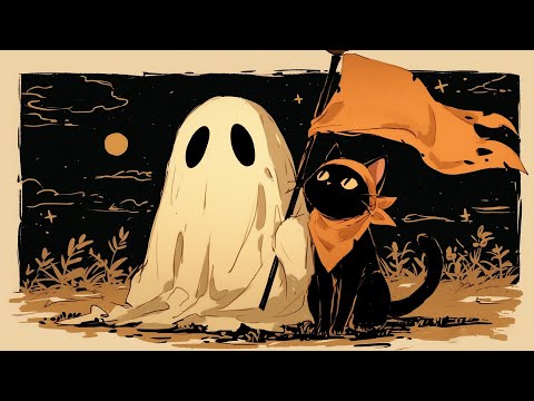 Chilling with Ghosts 👻 Lo-fi Chill Music for a Mysterious Evening