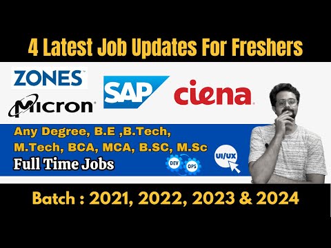 🔥4 Latest Job Updates : Zones, Micron, SAP & Ciena are Hiring Freshers | @Frontlinesmedia