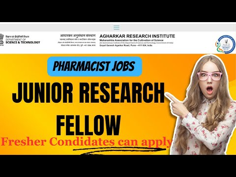 JRF(Junior Research Fellow) Opportunity at MACS- Agharkar Research Institute #jrf