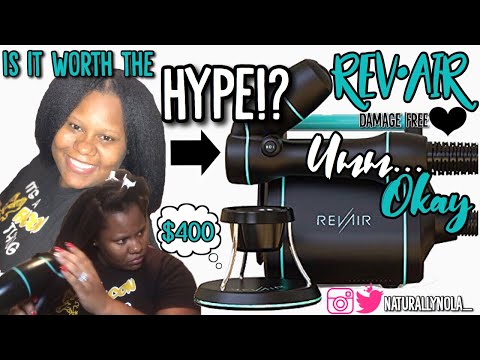 I Tried The RevAir Reverse Hair Dryer on my Natural Hair| Does RevAir Work on Natural Hair