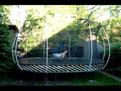 Rich T springfree trampoline flip / somersault