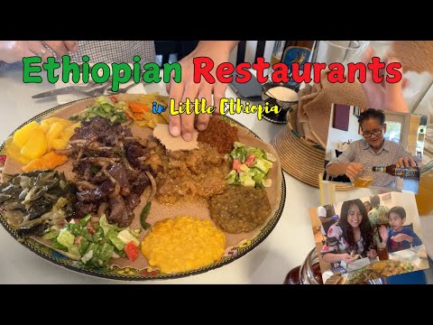 Ethiopian Restaurants in Little Ethiopia 🇪🇹 | Living in Los Angeles #losangeles