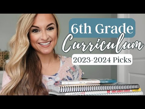 6TH GRADE HOMESCHOOL CURRICULUM PICKS // 2023-2024