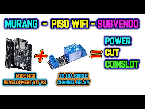 Paano Gumawa ng Piso WiFi Wireless Sub Vendo with Relay for Power Cut Coinslot Tutorial #pisowifi